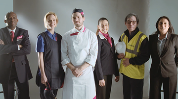 Group of Sodexo employees in uniform