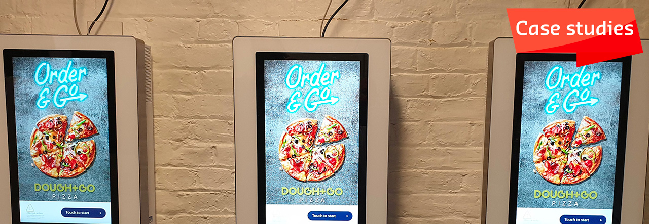Digital screens to order food